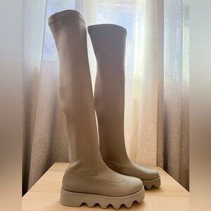 Issey Miyake Gray Over the Knee Boots